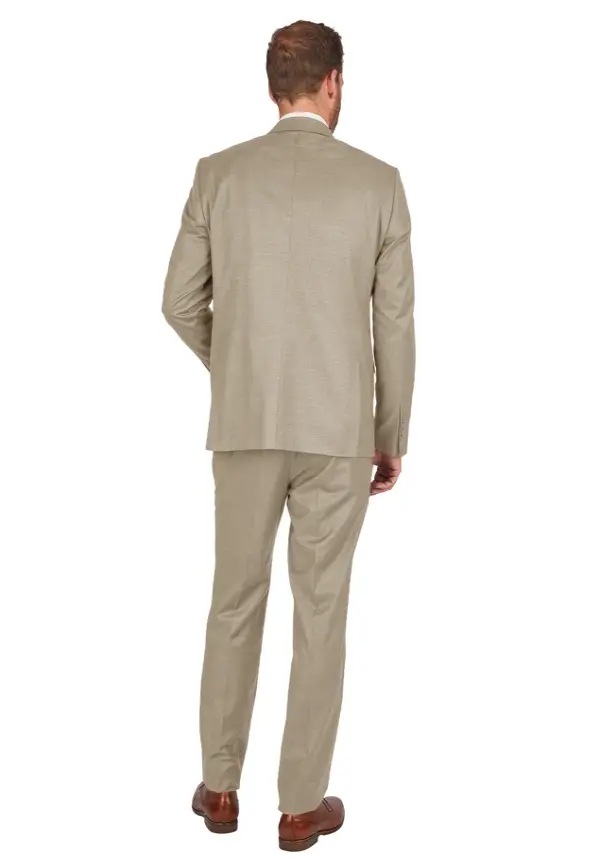 Steffen Klein Anzug Regular Fit elastisch in Beige Muttertagsangebot