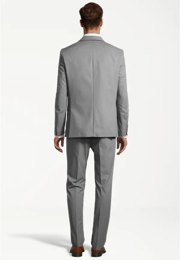 Steffen Klein Designer Anzug Slim Fit in Grau Jubiläumsangebot