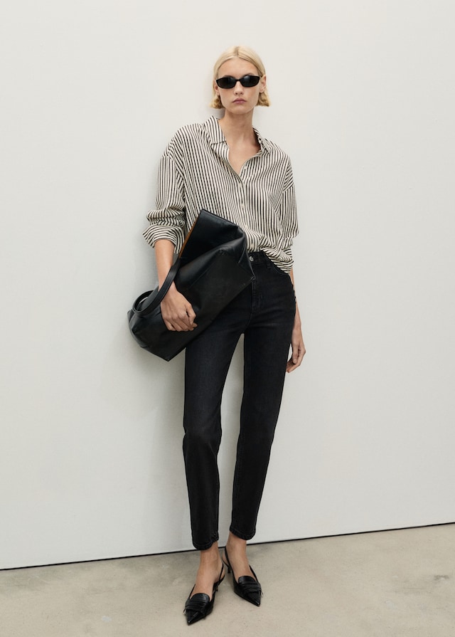Mango Comfort-Jeans mit hohem Bund Newmom Begrenzte Freigabe