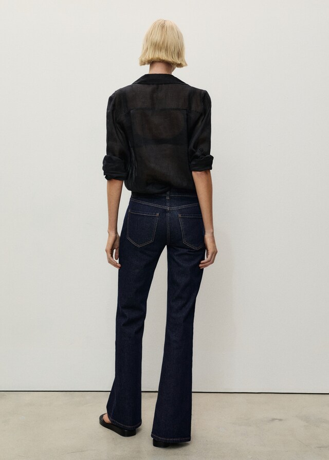 Mango Flared-Rinse-Wash-Jeans mit Schlitzen JETZT KAUFEN