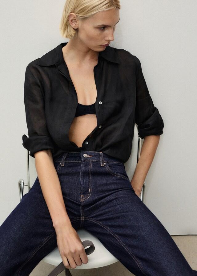 Mango Flared-Rinse-Wash-Jeans mit Schlitzen JETZT KAUFEN