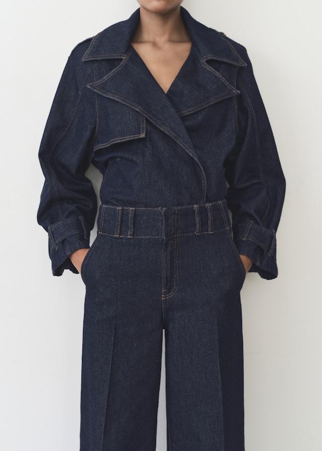Mango High-Waist-Jeans mit weitem Bein Sonderangebot der Fabrik