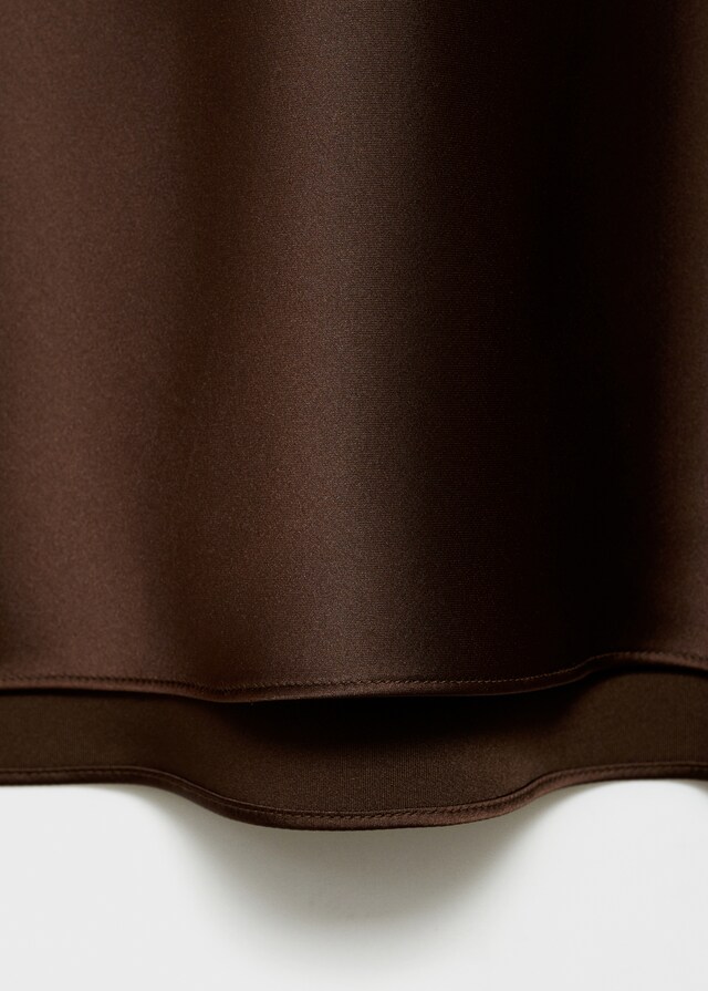 Mango Midirock mit Satin-Effekt Fabrik Onlineshop