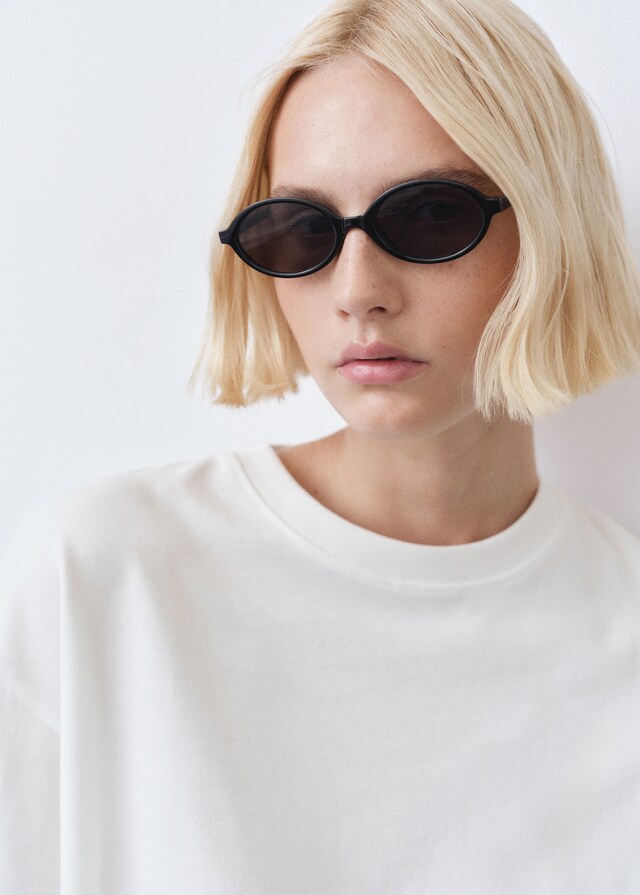 Mango Oversize Baumwoll-T-Shirt Muttertagsangebot