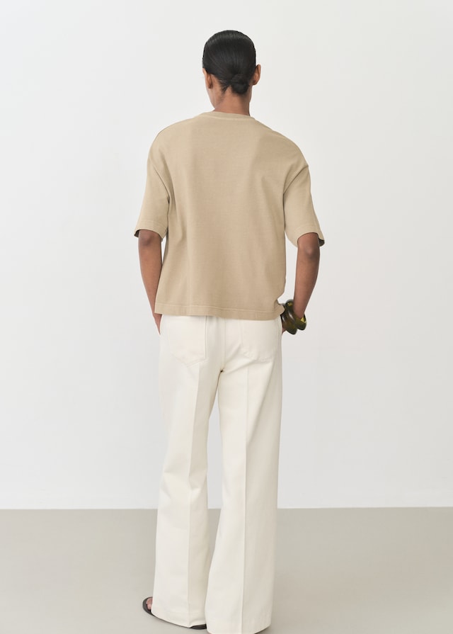 Mango Oversize Baumwoll-T-Shirt Valentinstagsangebot