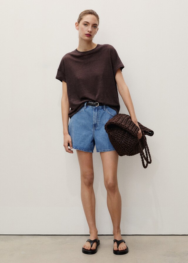 Mango Jeans-Shorts mit hoher Taille Bestseller