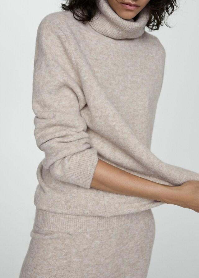 Mango Strickpullover mit Rollkragen Neueste Stile