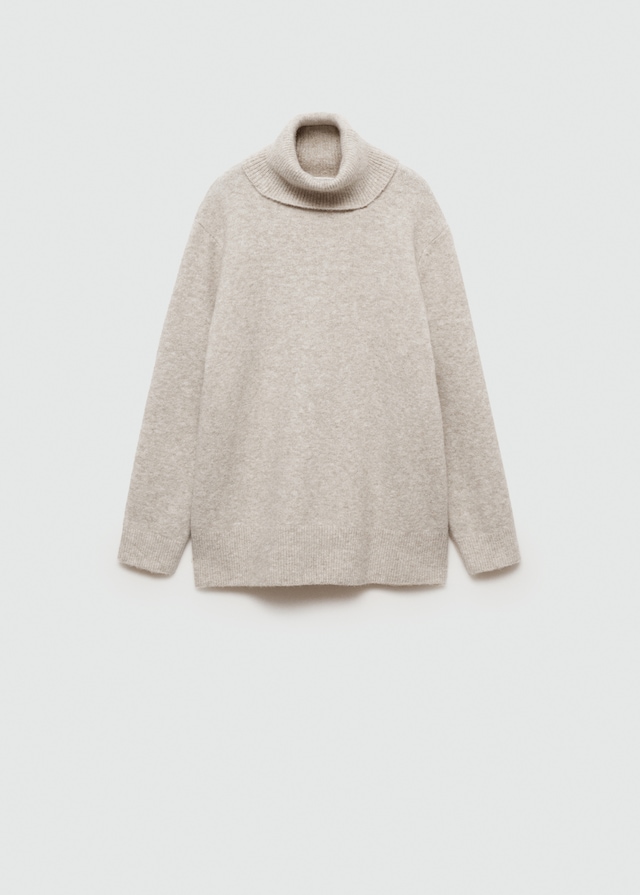 Mango Strickpullover mit Rollkragen Neueste Stile