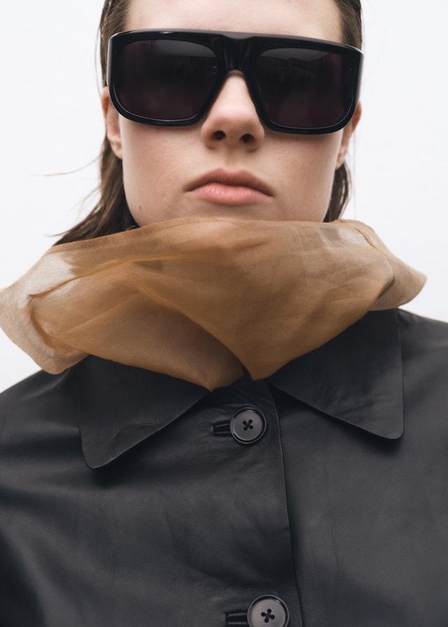 Mango Lederjacke mit Knöpfen Bis zu 60% Rabatt