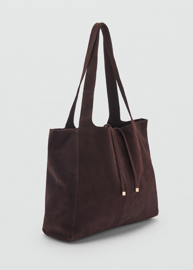 Mango Shopper-Bag aus Rauleder Discount Store für neue Produkte