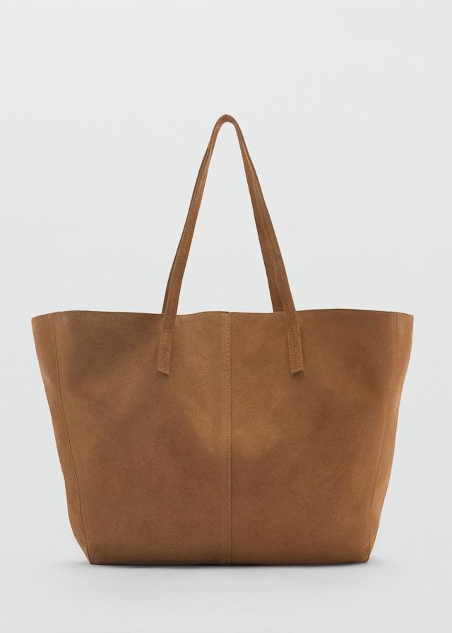 Mango Shopper-Bag aus Rauleder Nur noch ein Tag übrig