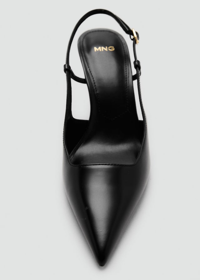 Mango Schuh Absatz Leder Spitze Im Verkauf