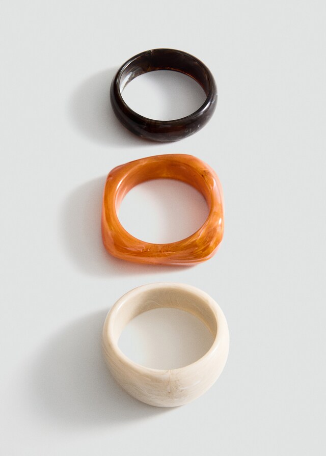 Mango 3er-Set mit kombinierten Armbändern