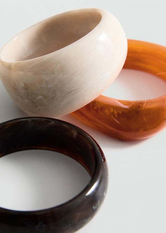 Mango 3er-Set mit kombinierten Armbändern Rabatte dieses Monats