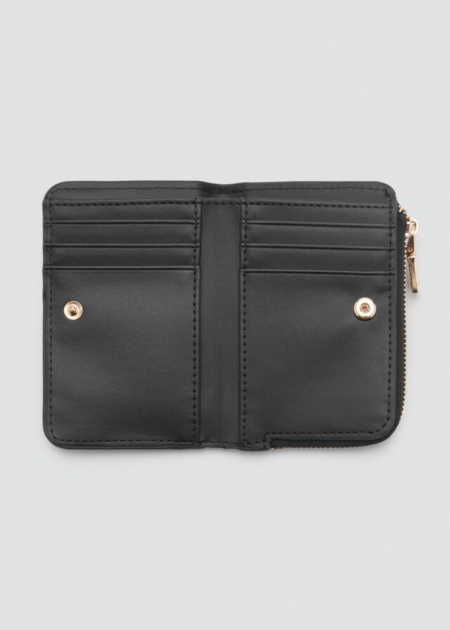 Mango Gesteppte Brieftasche mit Klappe Fabrikpreis