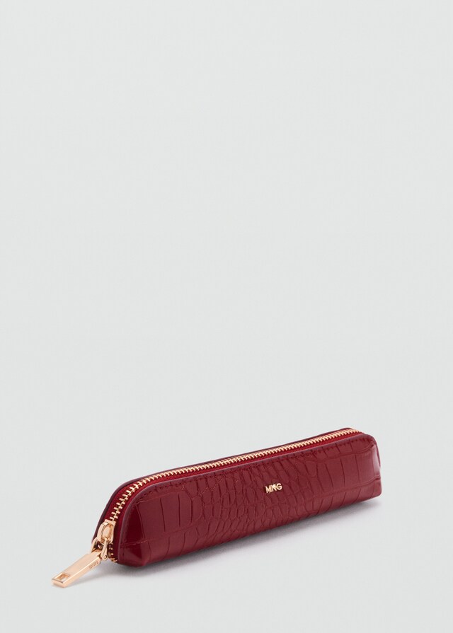 Mango Etui mit Krokoprägung und feinem Design Versandkostenfrei