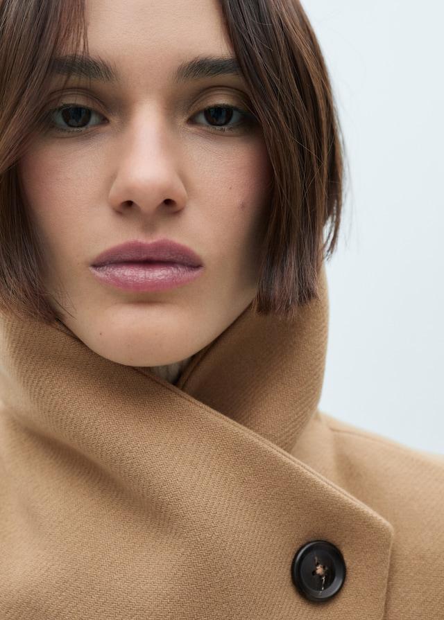 Mango Mantel aus Manteco-Wolle mit Gürtel Bis zu 55% Rabatt