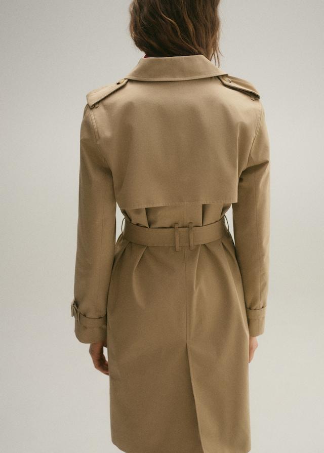 Mango Klassischer Trenchcoat mit Gürtel 50% Rabatt mit kostenlosem Versand