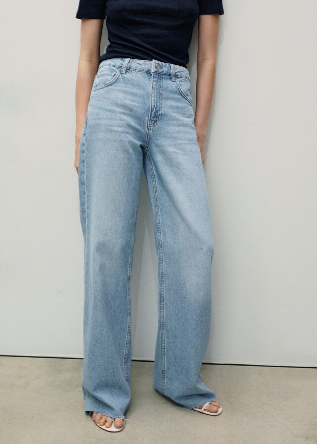 Mango Wideleg-Jeans mit hoher Bundhöhe Danila
