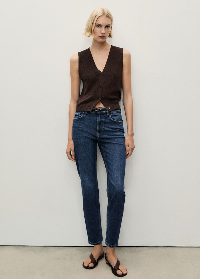 Mango Comfort-Jeans mit hohem Bund Newmom Fabrikladen