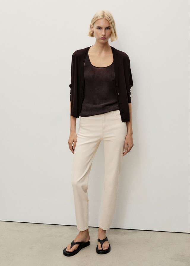 Mango Comfort-Jeans mit hohem Bund Newmom Begrenzt auf 3 Tage