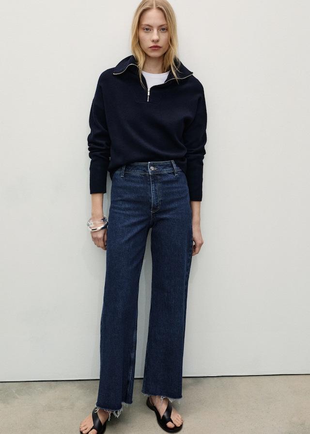 Mango Culotte-Jeans mit hohem Bund Catherin Speichern exportieren