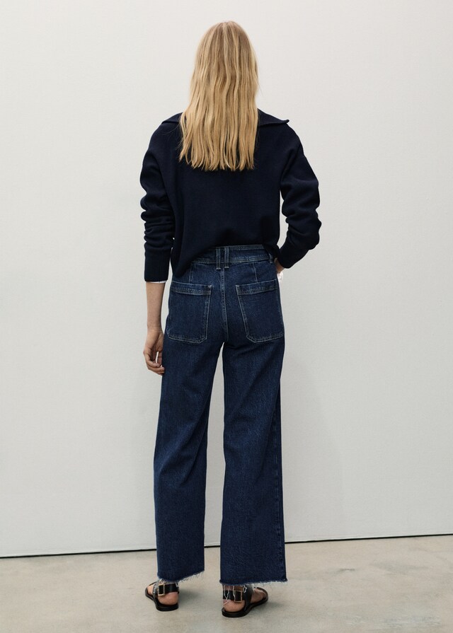 Mango Culotte-Jeans mit hohem Bund Catherin Speichern exportieren