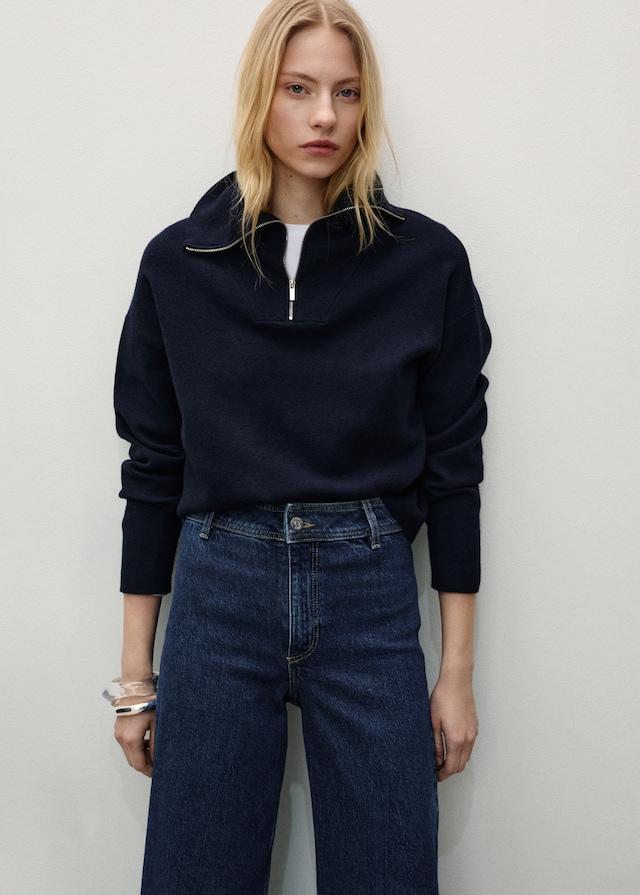 Mango Culotte-Jeans mit hohem Bund Catherin Speichern exportieren