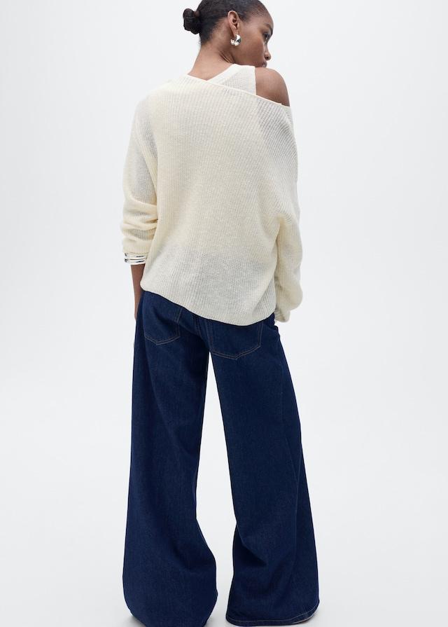 Mango Strickpullover mit V-Ausschnitt Outlet