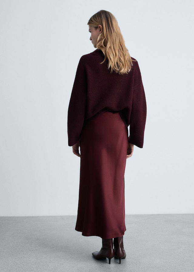 Mango Midirock mit Satin-Effekt Blitzverkäufe