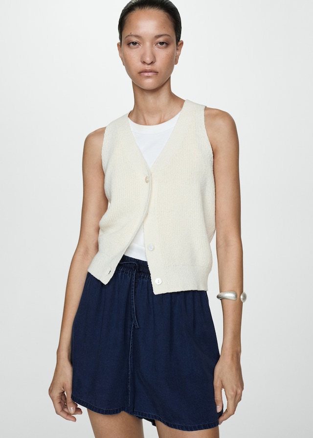 Mango Lyocell-Shorts mit Stretchbund Bestseller
