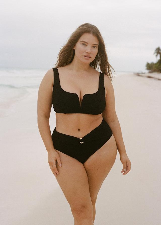Mango Bikini-Top mit Frottee-Effekt Sonderangebote