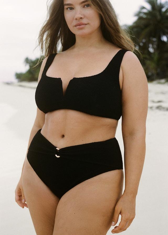 Mango Bikini-Top mit Frottee-Effekt Sonderangebote