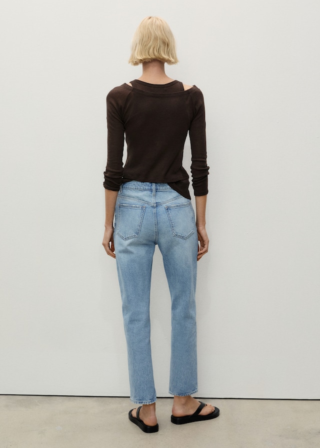 Mango Mom-Jeans mit hohem Bund Mom2000 Tiefpreis