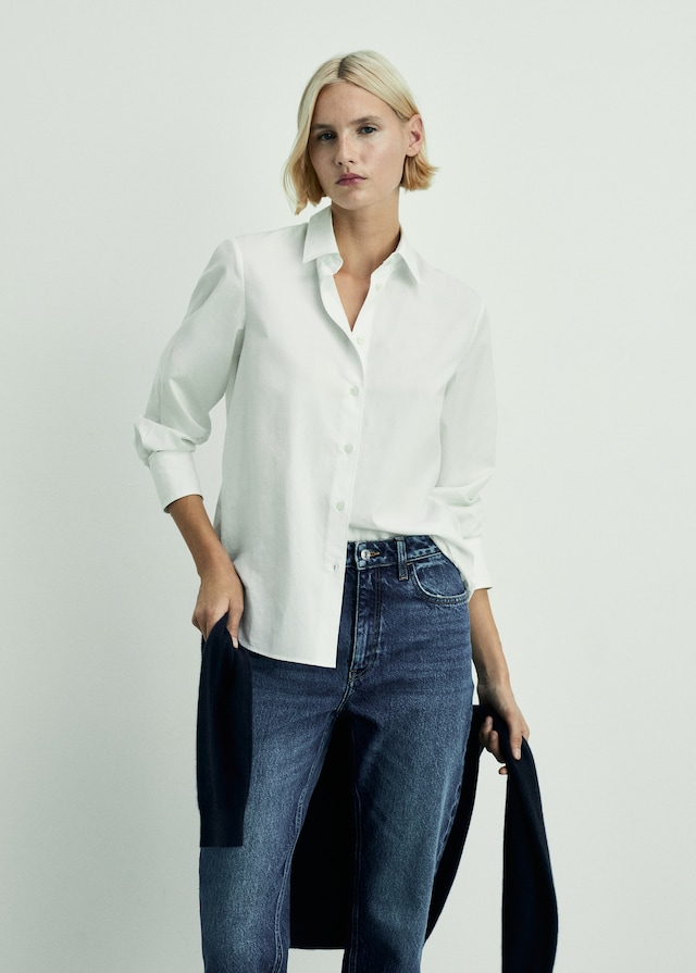 Mango Mom-Jeans mit hohem Bund Mom2000 Super Sparpreis