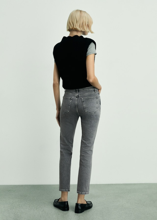 Mango Slim-Jeans in Cropped-Länge Claudia Kostenlose Rückgabe
