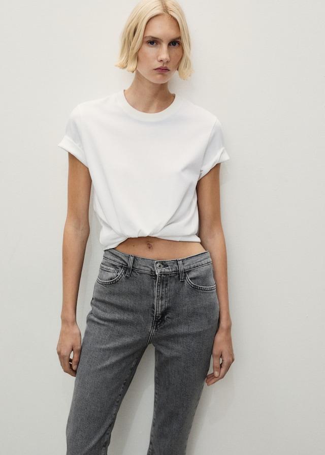 Mango Slim-Jeans in Cropped-Länge Claudia Kostenlose Rückgabe