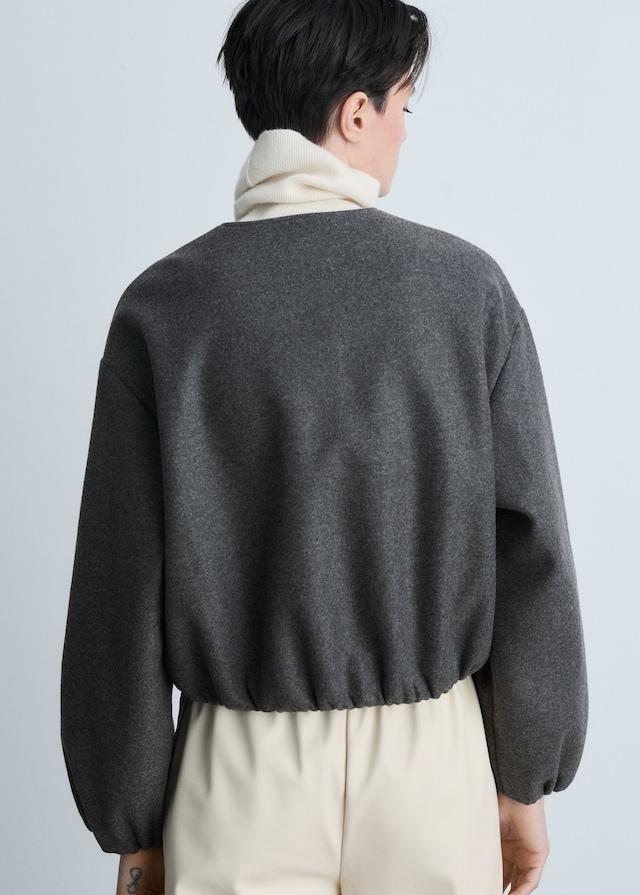 Mango Bomberjacke mit gerafften Details Begrenzte Freigabe