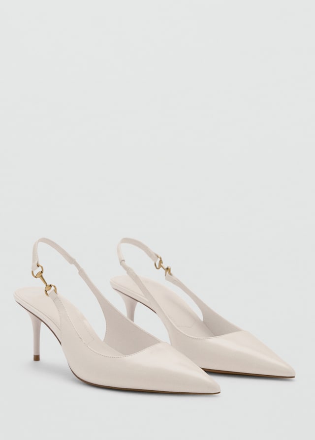 Mango Pumps mit Gliederdetail Letzte 3 Tage