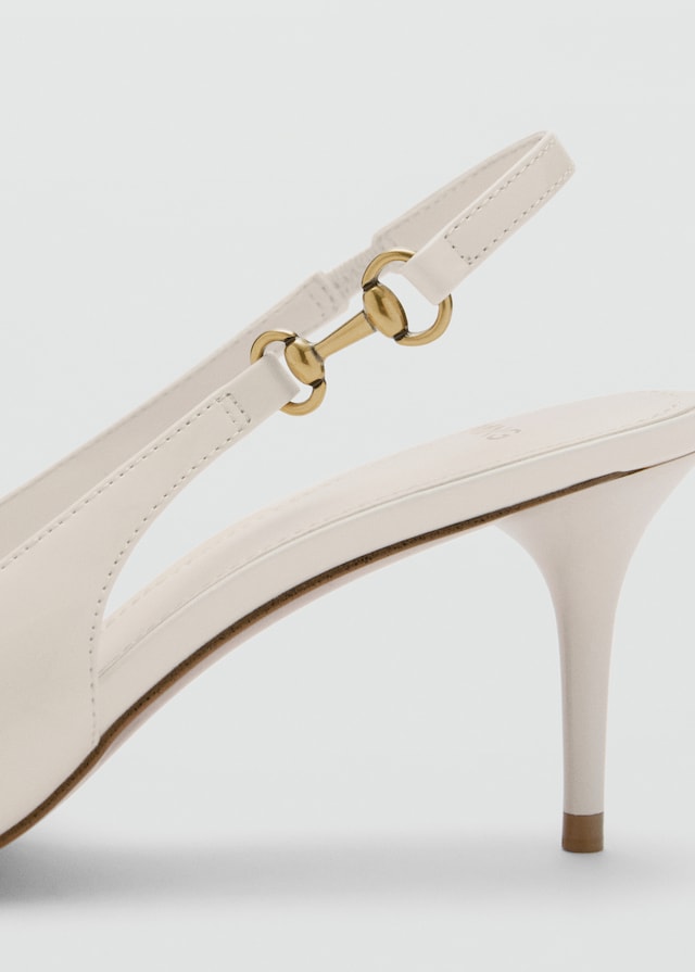 Mango Pumps mit Gliederdetail Letzte 3 Tage