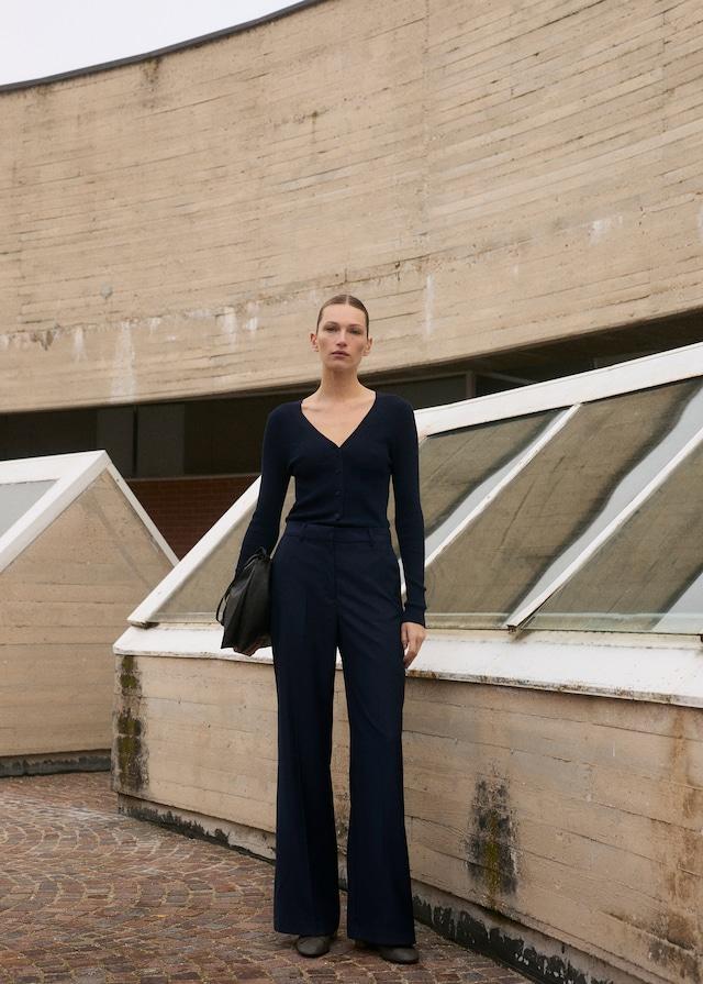 Mango Jumpsuit mit Kontrastoberteil Letzter Tag