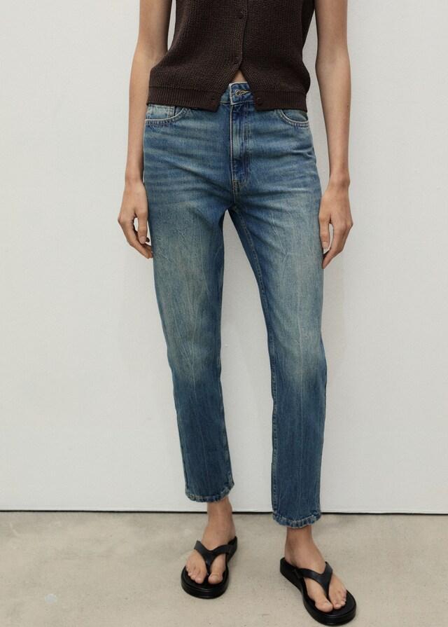 Mango Mom-Jeans mit hohem Bund Mom2000
