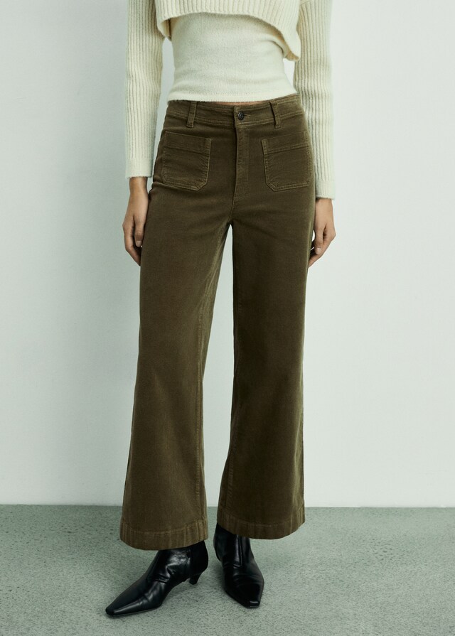 Mango Culotte-Cordhose Catherin
