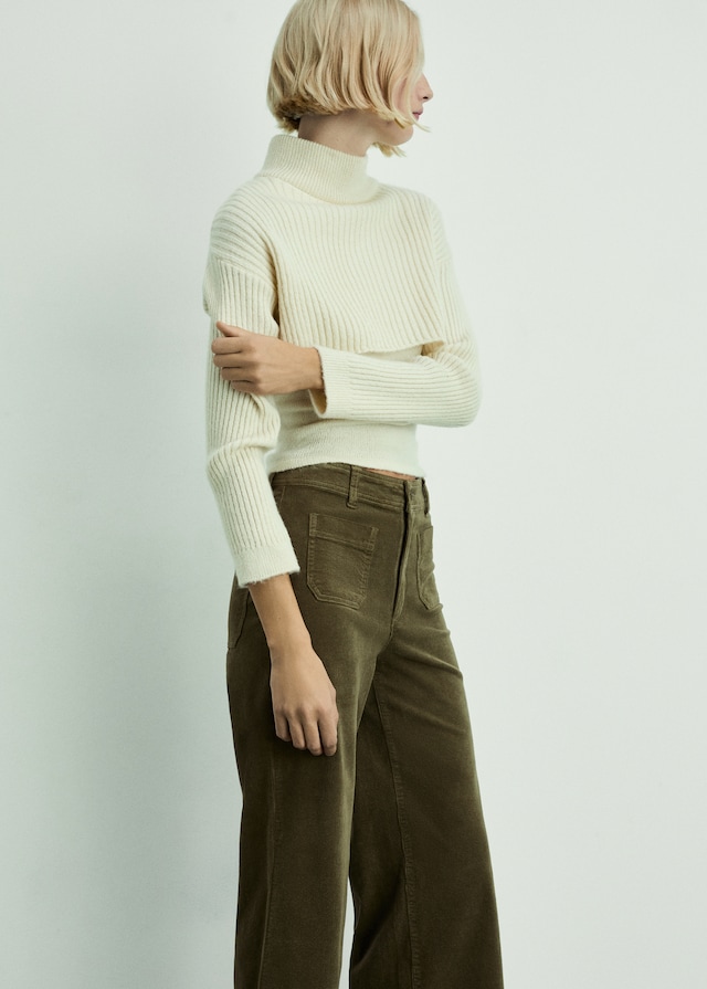 Mango Culotte-Cordhose Catherin Sonderangebot der Fabrik