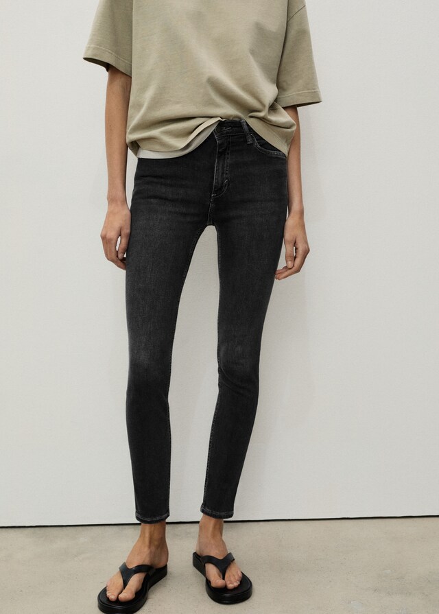 Mango Skinny-Jeans mit mit mittlerer Bundhöhe