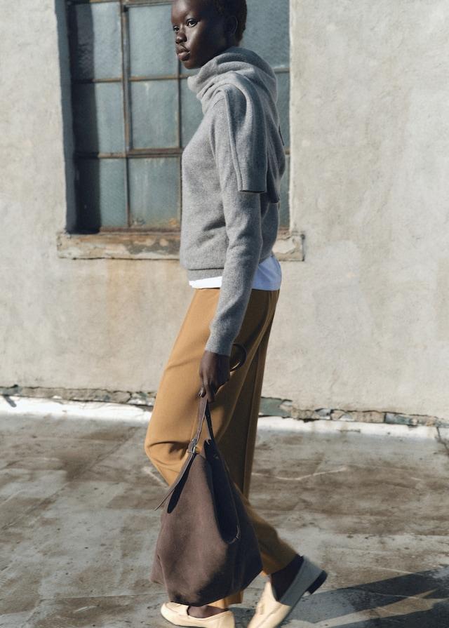 Mango Gerade Bundfaltenhose Kostenloser Versand international