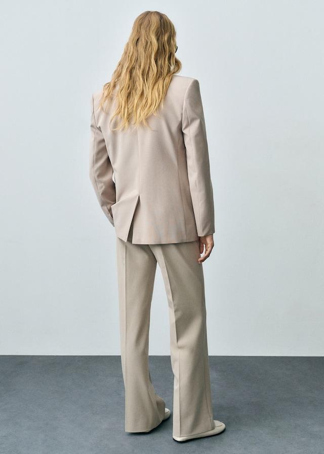 Mango Flared Hose mit mittelhohem Bund Fabrikladen