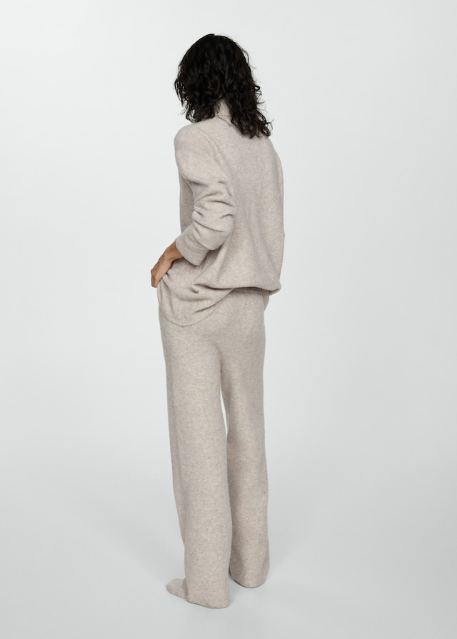 Mango Gerade Strickhose Im Verkauf