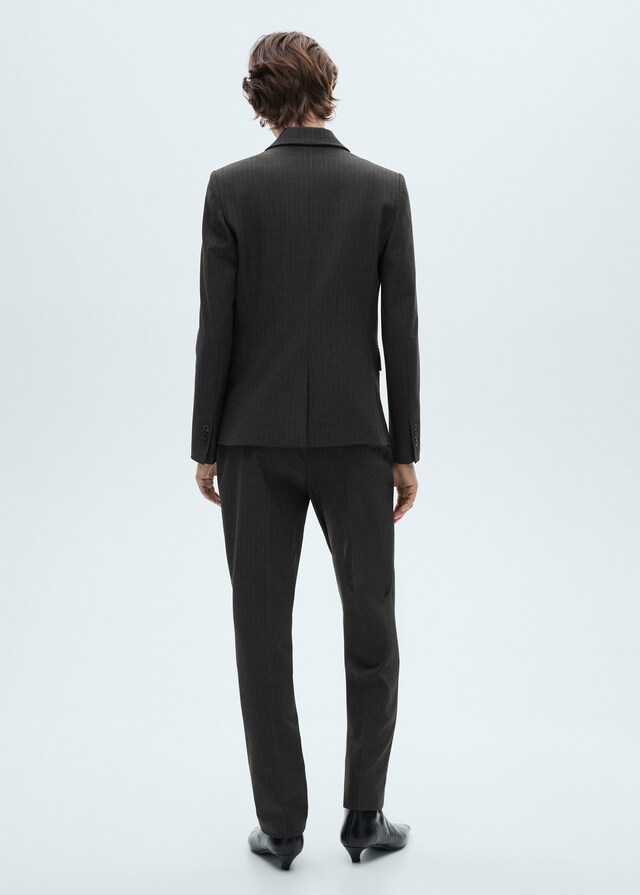 Mango Anzugjacke mit Nadelstreifen im Angebot