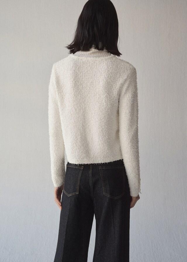 Mango Tweedjacke mit Schmuckknöpfen Schlussverkauf